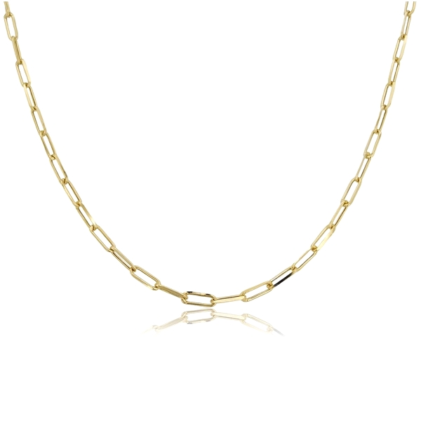 sarga-arany-nyaklanc-17 Arany női paperclip nyaklánc