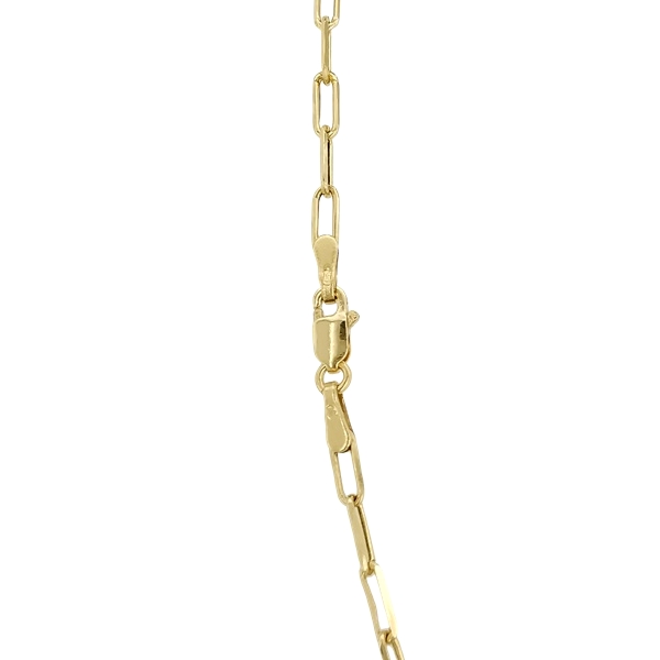 sarga-arany-nyaklanc-18 Arany női paperclip nyaklánc