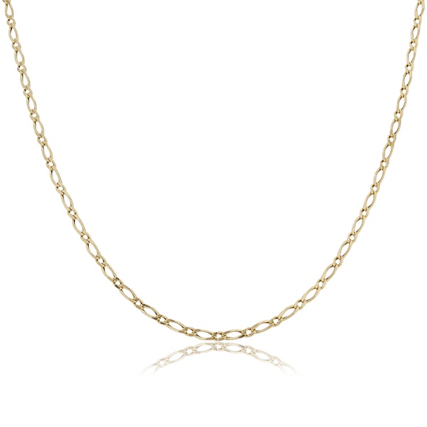 Sárga arany figaro nyaklánc