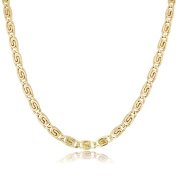 Sárga arany S-pancer nyaklánc