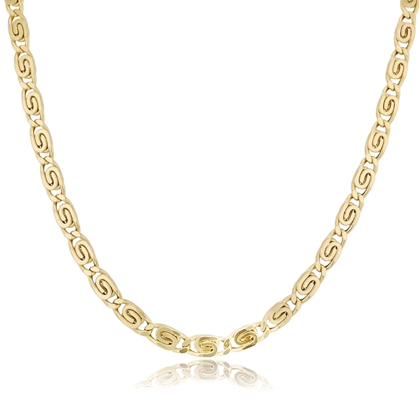 Sárga arany S-pancer nyaklánc