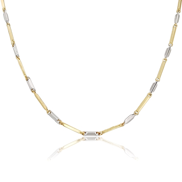 Kétszínű arany nyaklánc
