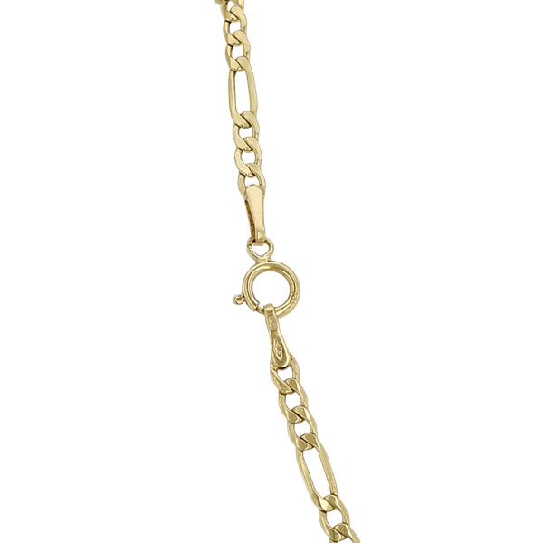 sarga-arany-nyaklanc-8-1 Arany figaro nyaklánc