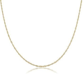 sarga-arany-nyaklanc-9-2 Vékony sárga arany szingapuri nyaklánc