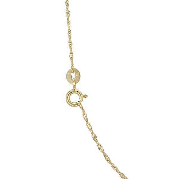 Sárga arany nyaklánc életfa medállal wnym143