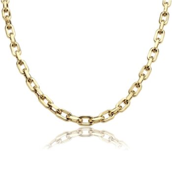 vastag-anker-arany-nyaklanc Vastag férfi sárga arany anker nyaklánc