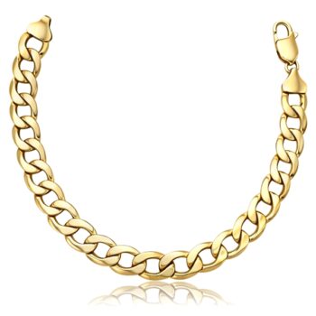 Vastag férfi arany pancer karkötő