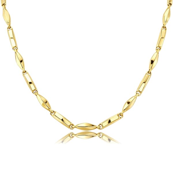 Arany nyaklánc különleges láncszemekkel