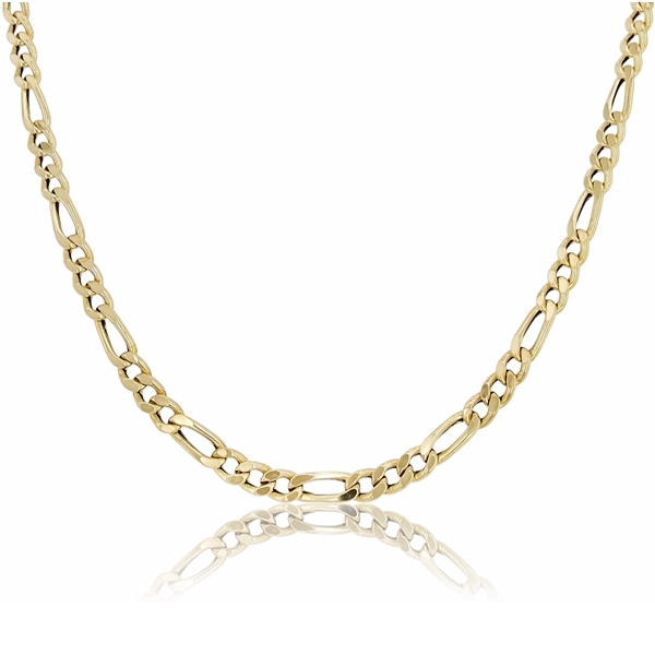 vastag-figaro-nyaklanc Sárga arany figaro nyaklánc