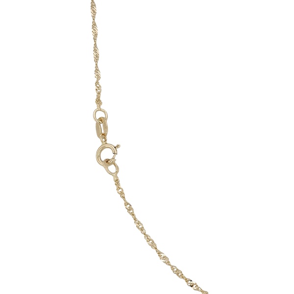 Sárga arany vékony szingapuri nyaklánc