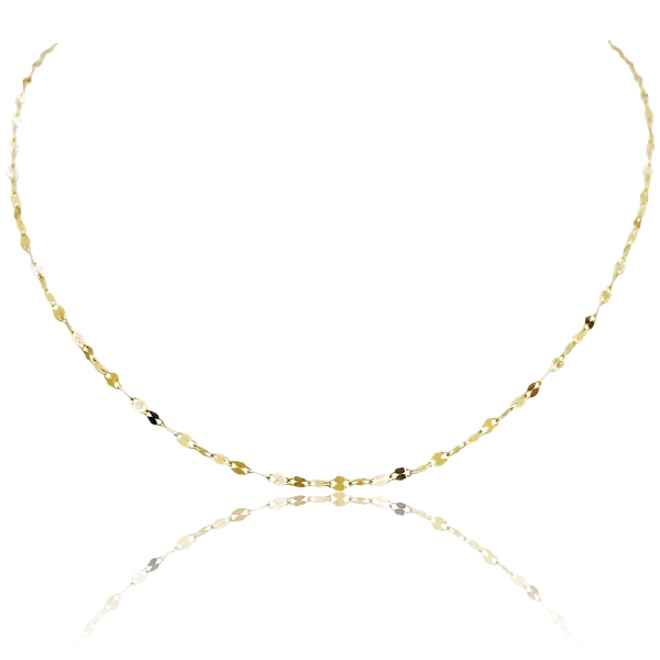 Sárga arany vékony fantázia nyaklánc