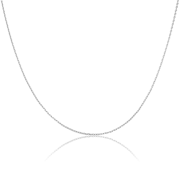 vekony-feher-arany-nyaklanc Vékony fehér arany anker nyaklánc