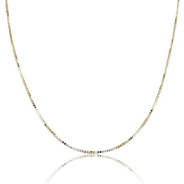 Sárga arany velencei kockalánc