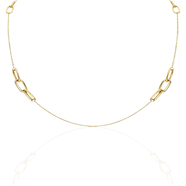 Sárga arany pulóver lánc