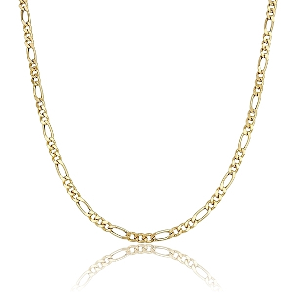 Sárga arany Figaro férfi nyaklánc