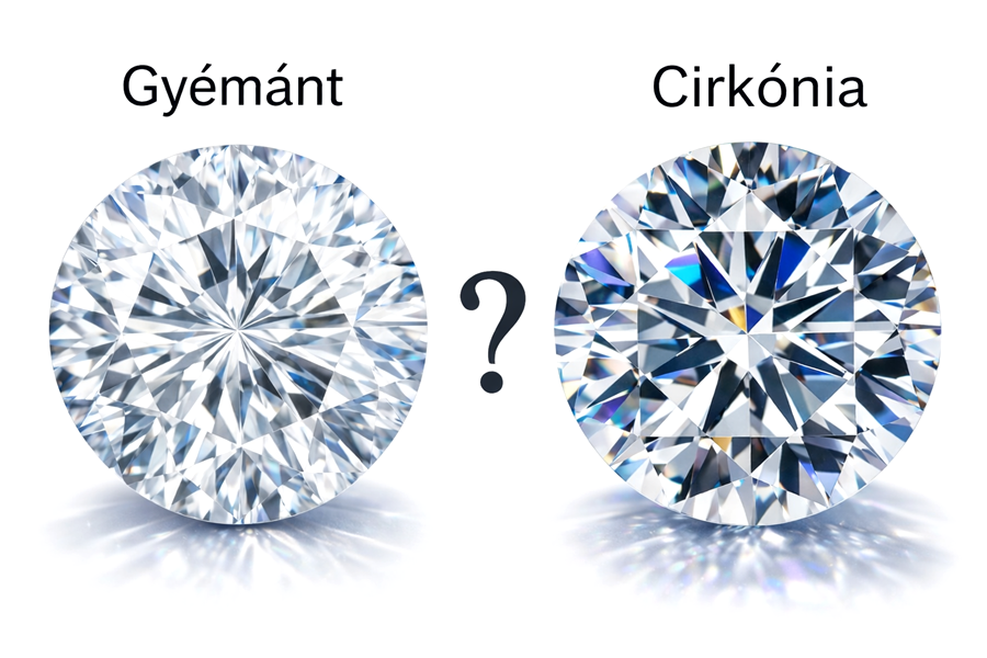 gyémánt, vagy cirkónia kő