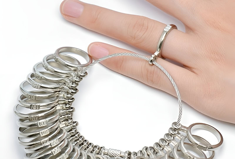 gyűrű méret kiválasztása