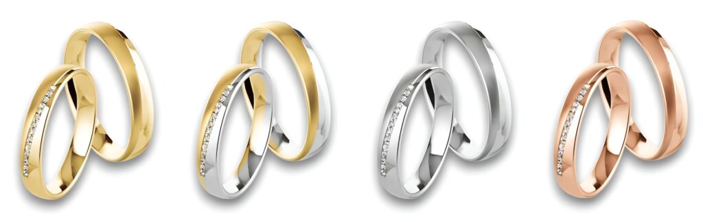 karikagyűrű színének kiválasztása