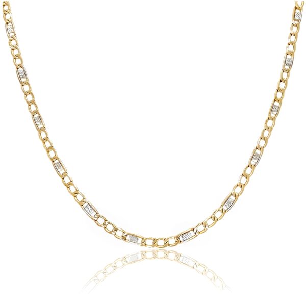 ketszinu-figaro-gilette-arany-nyaklanc Kétszínű arany nyaklánc