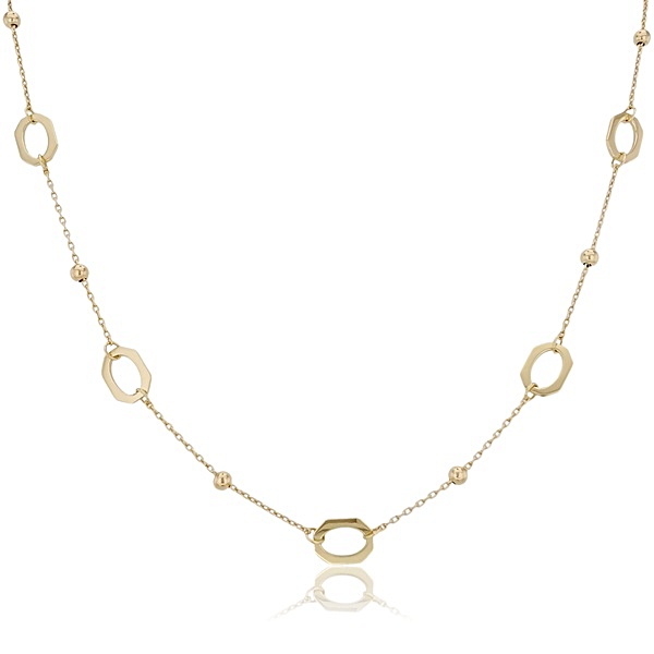 sarga-arany-nyaklanc-3-1 Sárga arany fantázia nyaklánc