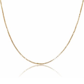 sarga-arany-nyaklanc-3 Sárga arany Velencei kocka nyaklánc