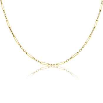 sarga-arany-nyaklanc-7 Sárga arany fantázia nyaklánc