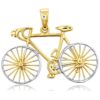 arany-bicikli-medal Sárga és fehér arany bicikli medál