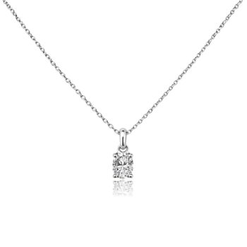 gyemant-nyakek (2) Fehér arany gyémánt szoliter nyaklánc