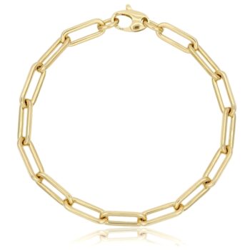 papaerclip-arany-karlanc Sárga arany paperclip karlánc