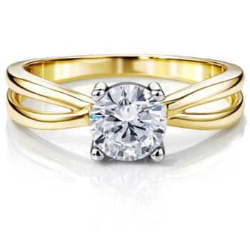 sarga-arany-eljegyzesi-gyuru (1) Sárga arany szoliter eljegyzési gyűrű