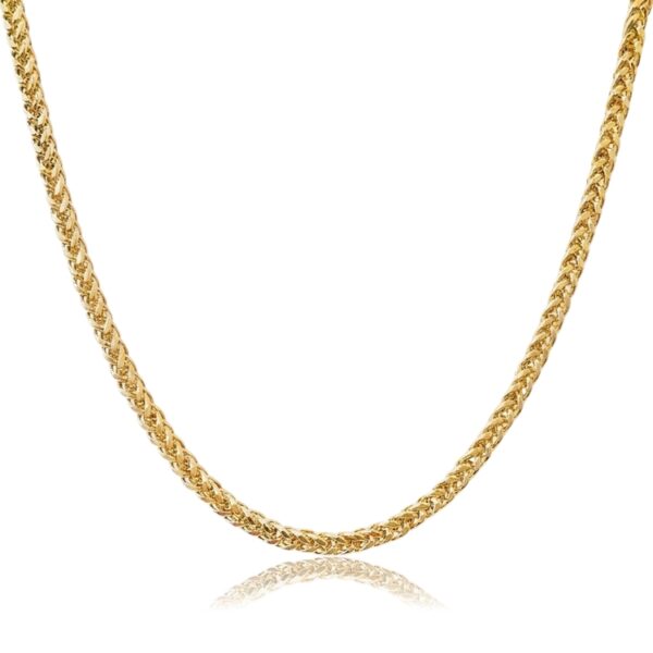 Vastag sárga arany Barbara nyaklánc