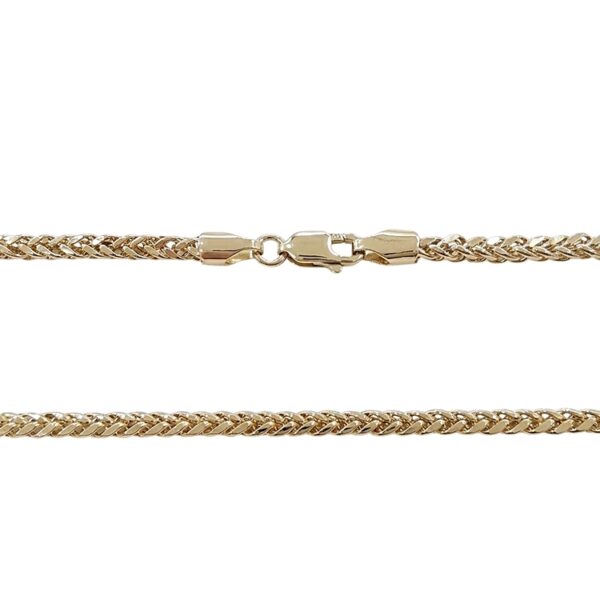 Vastag sárga arany Barbara nyaklánc wsny265