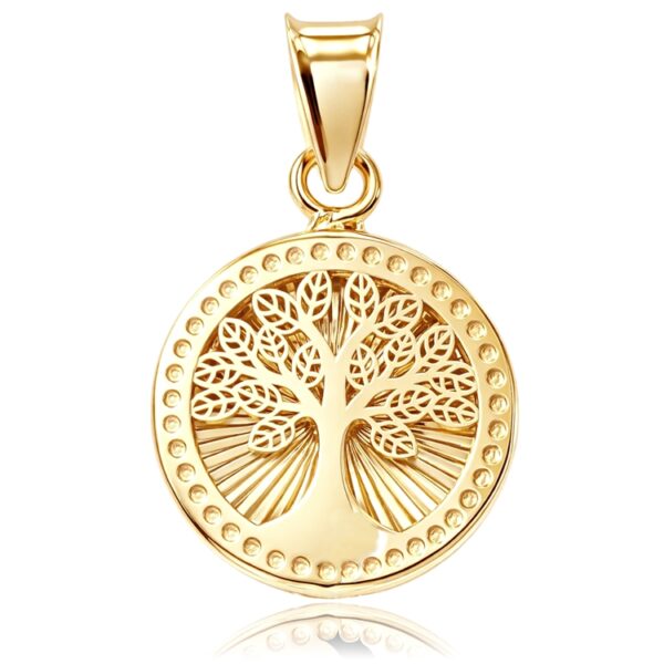 arany-gyemantvesett-eletfa-medal Arany életfa medál áttört mintázattal