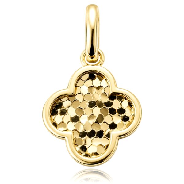 gyemant-vesett-virag-arany-medal Sárga arany Van Cleef medál