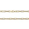 papaerclip-arany-nyaklanc-nagyitva Sárga arany paperclip nyaklánc